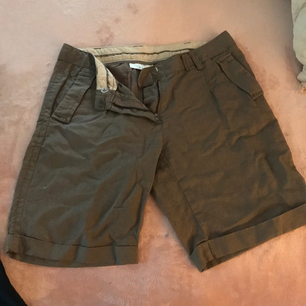 Kenar Linen blend shorts